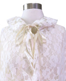 Ivory Lace Robe