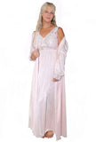 Shadowline Women's Nightgown and Robe Peignoir Sleepwear Set Blush Pink