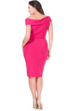 Viva Magenta Dress plus Size Back