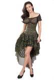 Ophelie High Low Layered Steampunk Gypsy Skirt Burleska