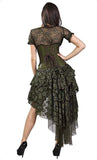 Ophelie High Low Layered Steampunk Gypsy Skirt Burleska