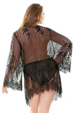 Plus size lingerie robe.