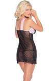 Plus Size Black Lingerie Babydoll