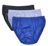 Shadowline Women's Nylon Hipster Panty 3-Pack Assorted 11032
