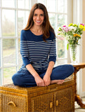 Shadowline Women's Striped Pajama Before Bed Modal Lounge Set Shadowline
