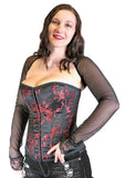 Sheer Black Fine Mesh Mini Jacket Shrug Bolero Nyteez