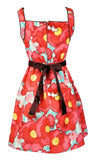 Women's 1950's Vintage Retro Style Dress in Poppy Floral