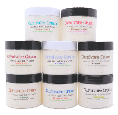 Tallow Cream Natural Body, Face and Hand Luxury Moisturizer 6oz