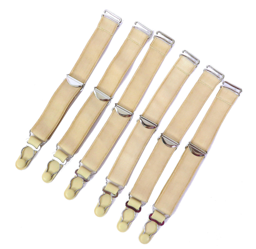 Nyteez Replacement Garter Clips Suspender Wide Corset Straps Set of 6 Nyteez Replacement Garter Clips Suspender Wide Corset Straps Set of 6