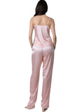 Nyteez Women's Pure Natural 100% Mulberry Silk Pajama Set Sleeveless