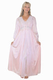 Pink peignoir nightgown set