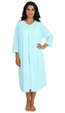 Shadowline Women's Nightgown and Robe Set Nylon Short Flutter Sleeve
