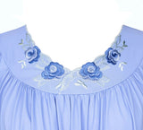 Shadowline Women's Nightgown Long Sleeve Nylon Kaftan 33280