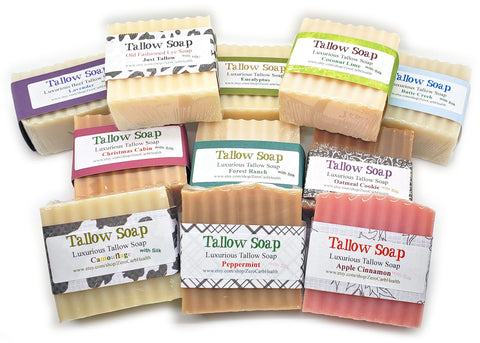 Tallow Soap with Silk: Natural Luxury Artisan Handmade Bars