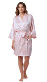 Men's Silk Robe Real Mulberry Silk Bath robe Kimono Short 38 Inch Long