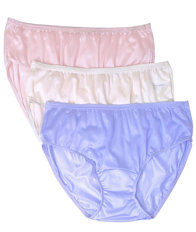 Shadowline Panty Underwear Contour Back Seam Hipster 3 Pack