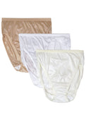Shadowline Panty High Cut Leg Nylon Brief Women's Underwear 17842