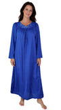 Shadowline Women's Nightgown Long Sleeve Nylon Kaftan 33280