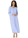 Shadowline Women's Nightgown Long Sleeve Nylon Kaftan 33280