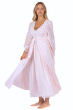 Shadowline Women's Nightgown and Robe Peignoir Sleepwear Set Blush Pink