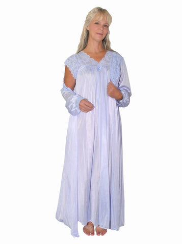 Shadowline Cap Sleeve Nightgown Set Perifrost