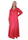 Shadowline Women's Nightgown and Robe Set Vintage Nylon Peignoir Style
