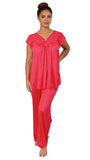 Shadowline Pajama Babydoll Lingerie Pajama Set Vintage Style with Panty