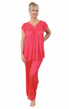 Shadowline Babydoll Pajama Red