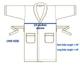 Men's 100% Silk Bath Robe Kimono Short 38 Inch Long