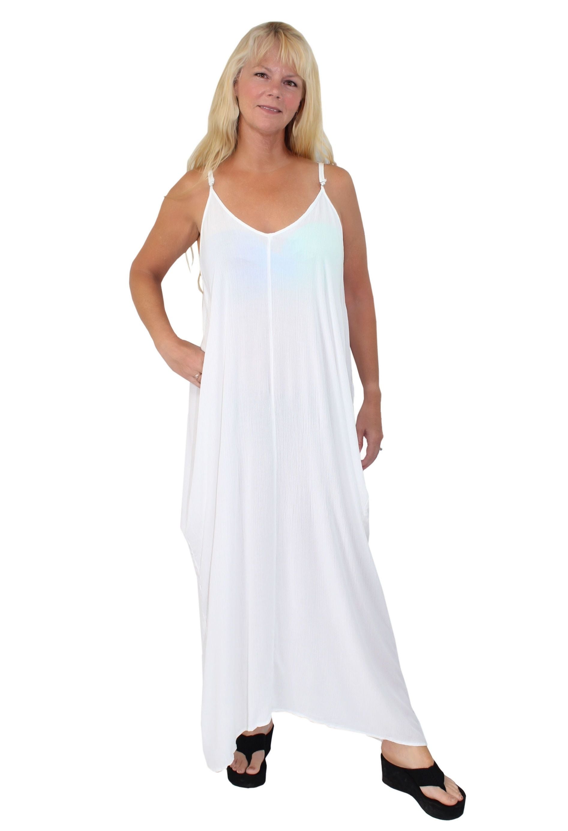 Elan Plus Size Dress Summer Cover Up Long Maxi with Pockets – Nyteez
