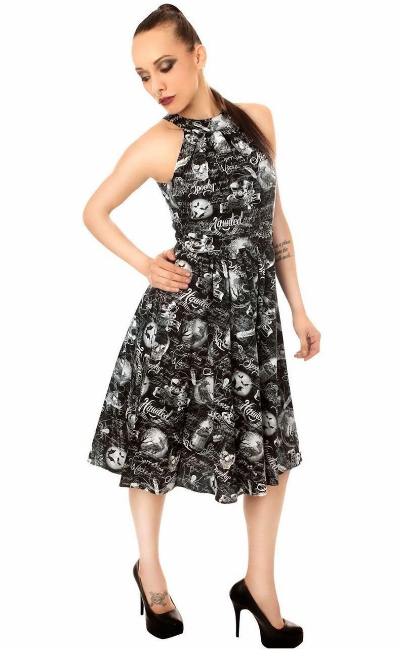 Folter Gothic Retro Halloween Spooky Dress  Nyteez
