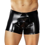 Male Power Liquid Black Onyx Wet Look Boxer Brief Male Power