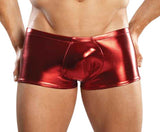 Male Power Liquid Black Onyx Wet Look Boxer Brief Male Power