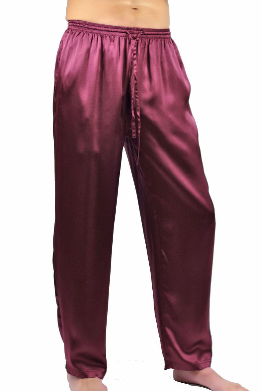 Men's Silk Pajama Bottoms Pants Real Mulberry Silk – Nyteez