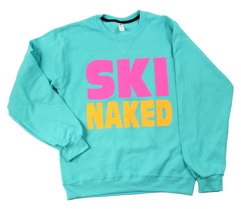 Awesome 80's Turtleneck in retro fashion with Ski Colorado print