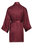 Nyteez Men's100% Silk Robe Kimono Short 38 Inch Nyteez