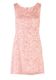Nyteez Women's Silk Burnout Lace Look Short Trapeze Style Nightgown Nyteez