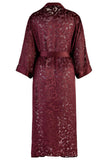 Nyteez Women's Stunning Silk Burnout Long Nightgown and Robe Peignoir Set Nyteez