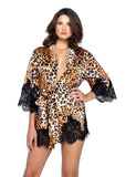 Sexy Leopard Print Robe