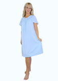 light blue nightgown petite