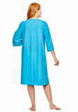 Shadowline Women's Nightgown and Robe Pajama Set Nylon Short Flutter Sleeve 36280