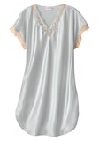 Shadowline Charming Satin Charmeuse Nightgown Sleep Shirt 4503 Shadowline