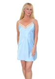 Shadowline Charming Satin Chemise Slip Nightgown Shadowline