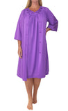 Purple nightgown and robe set