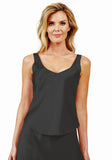 Shadowline Satin Essentials Wide Strap Camisole Tank Top Shadowline