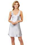 Shadowline Satin Essentials Wide Strap Chemise Nightgown Slip Shadowline