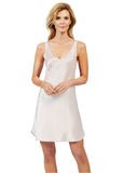Shadowline Satin Essentials Wide Strap Chemise Nightgown Slip Shadowline