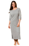 Shadowline Women's Long Nightgown Before Bed Modal Lounge Dress Shadowline