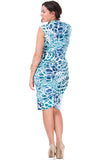 Women's Plus Size Aqua Splash Summer Dress Nyteez