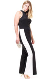 Women's Plus Size Black Sleeveless Jumpsuit Nyteez